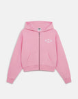 Daily Zip Hoodie in Pink Blossom