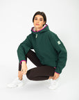 Unisex Reversible Polar Fleece Jacket in Mountain Green - Outerwear - Gym+Coffee IE
