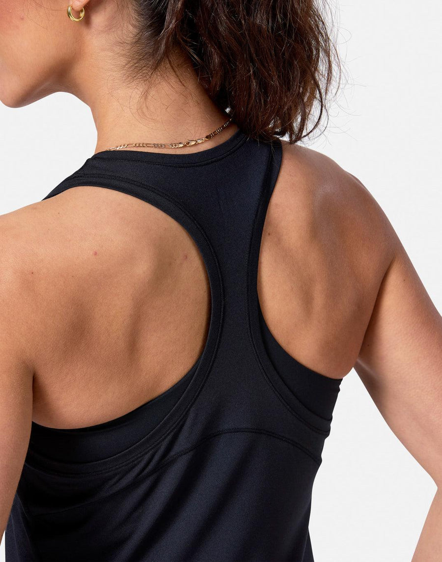 Relentless Racer Back Vest in Black - Tanks - Gym+Coffee IE