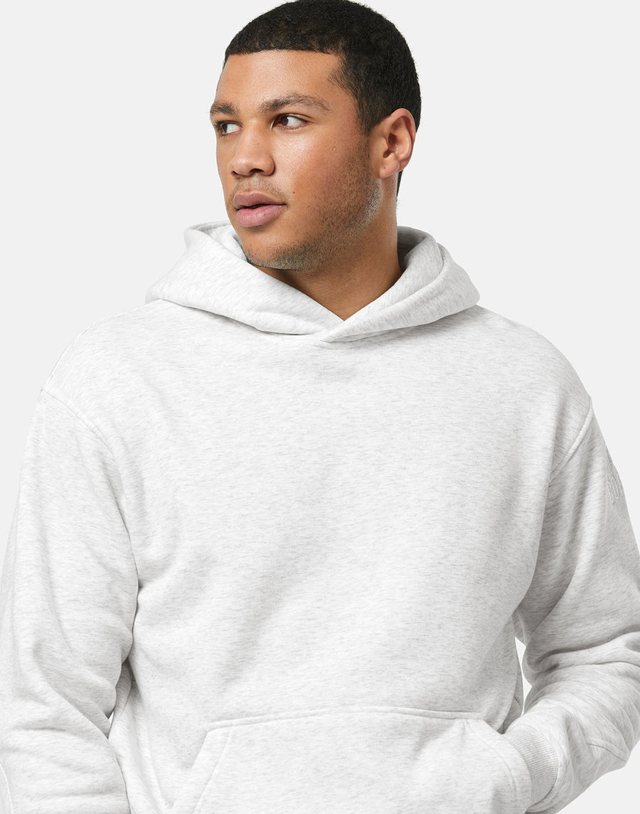 Sierra Drift Hoodie in White Marl