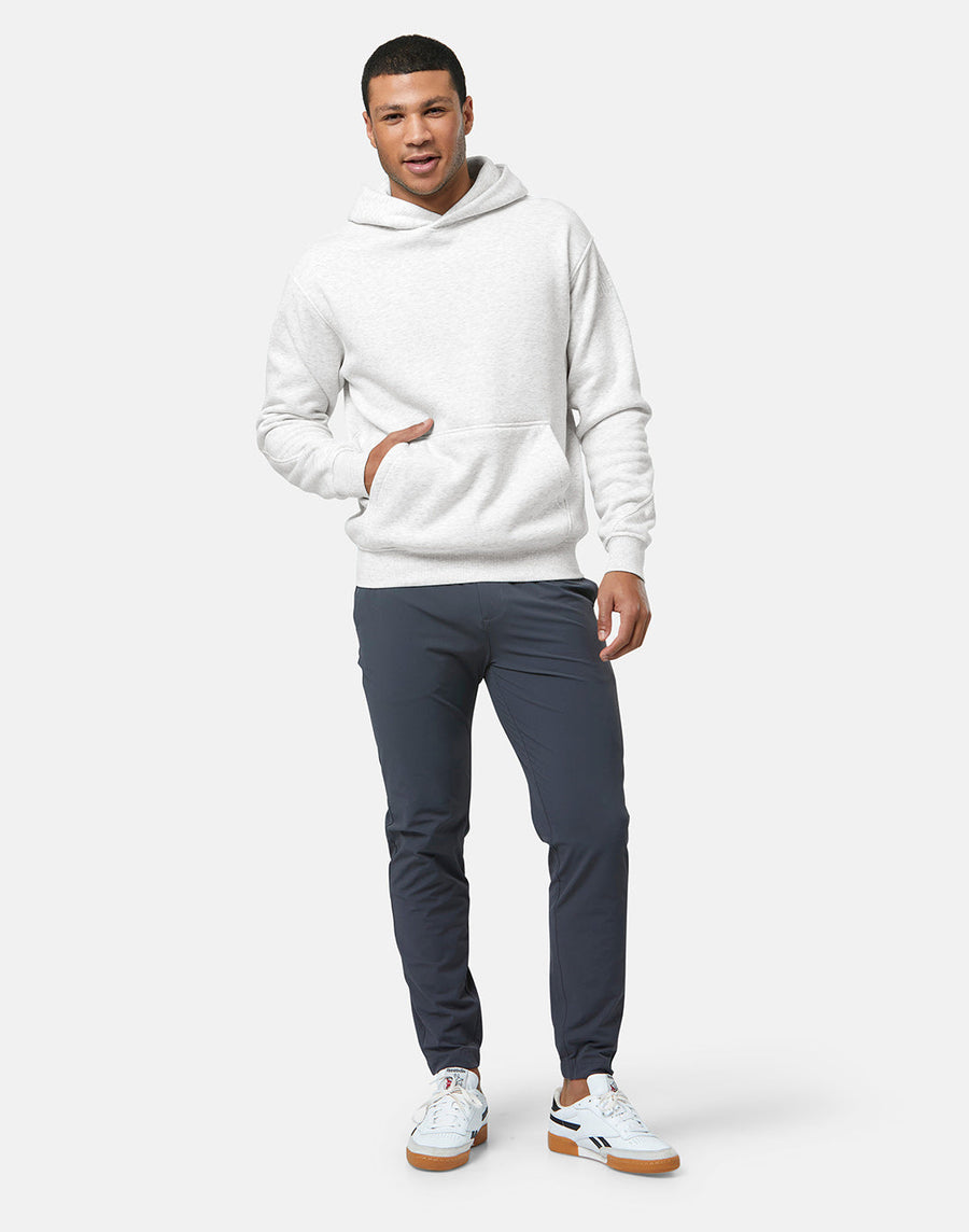 Sierra Drift Hoodie in White Marl