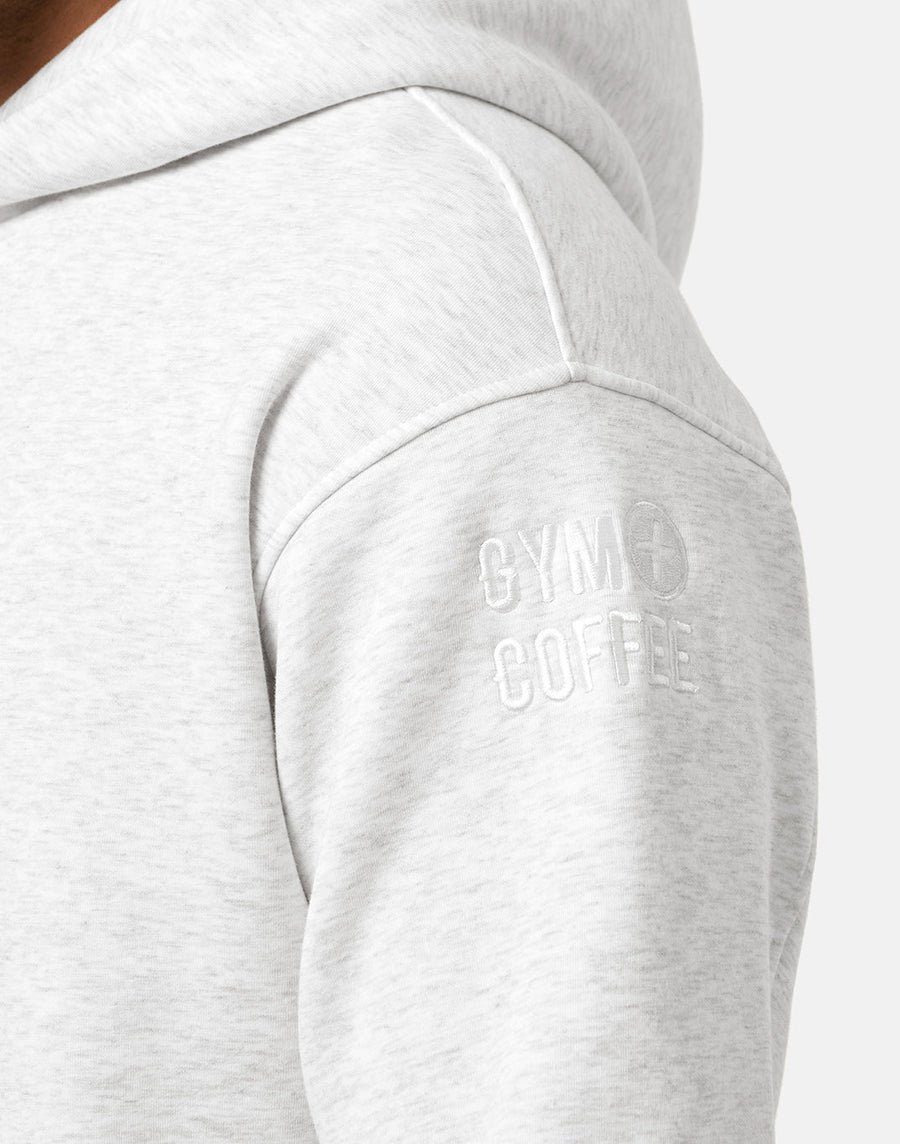 Sierra Drift Hoodie in White Marl