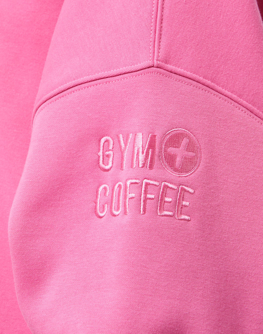 Snap Collar Sierra Sweatshirt in Sangria Sunset