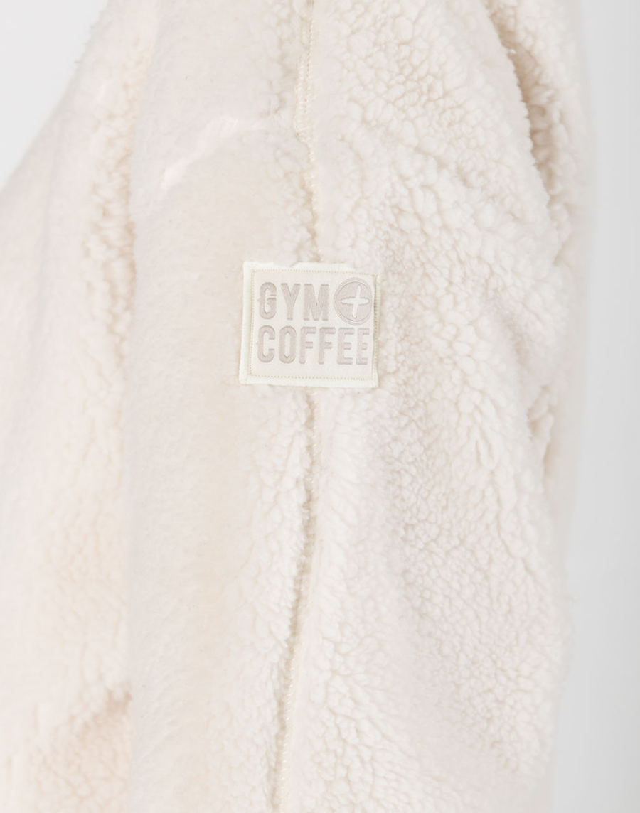Industry Fleece Half Zip in Cloud White - Fleeces - Gym+Coffee IE