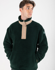 Industry Fleece Half Zip in Mountain Green - Fleeces - Gym+Coffee IE