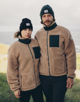Industry Fleece Jacket in Sandstone - Fleeces - Gym+Coffee IE