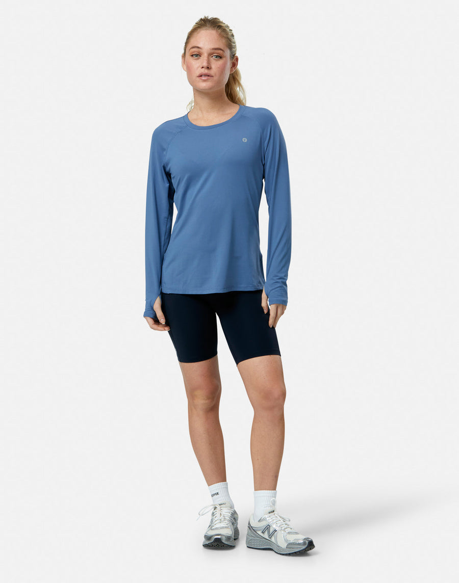 Relentless Long Sleeve in Oasis Blue