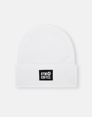 Knit Beanie in Cloud White