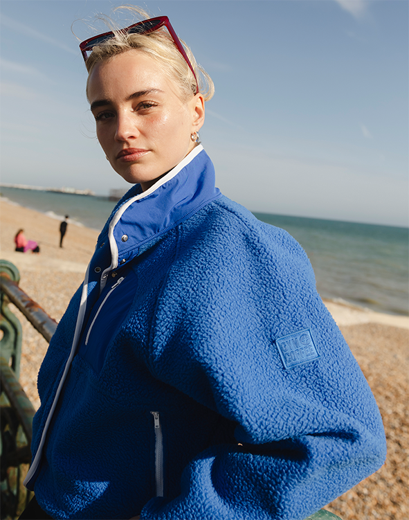 Horizon Layer Up Jacket in Azure Blue