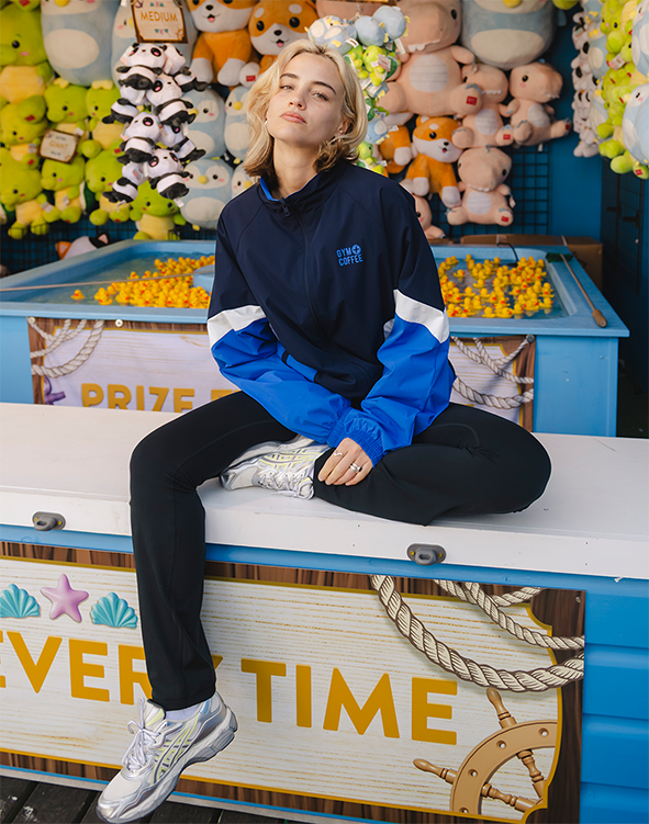 Kin Windbreaker in Azure Blue