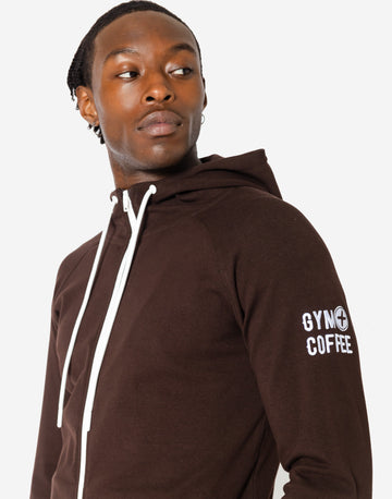 Chill Zip Hoodie in Espresso - Hoodies - Gym+Coffee IE