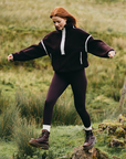 Industry Fleece Half Zip in Mocha Bean