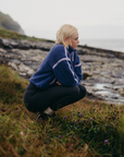 Industry Fleece Half Zip in Violet Smoke