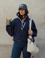 Horizon Layer Up Half Snap in Twilight Navy