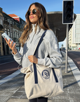 Canvas Tote Bag in Navy