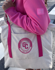 Canvas Tote Bag in Petal Pink