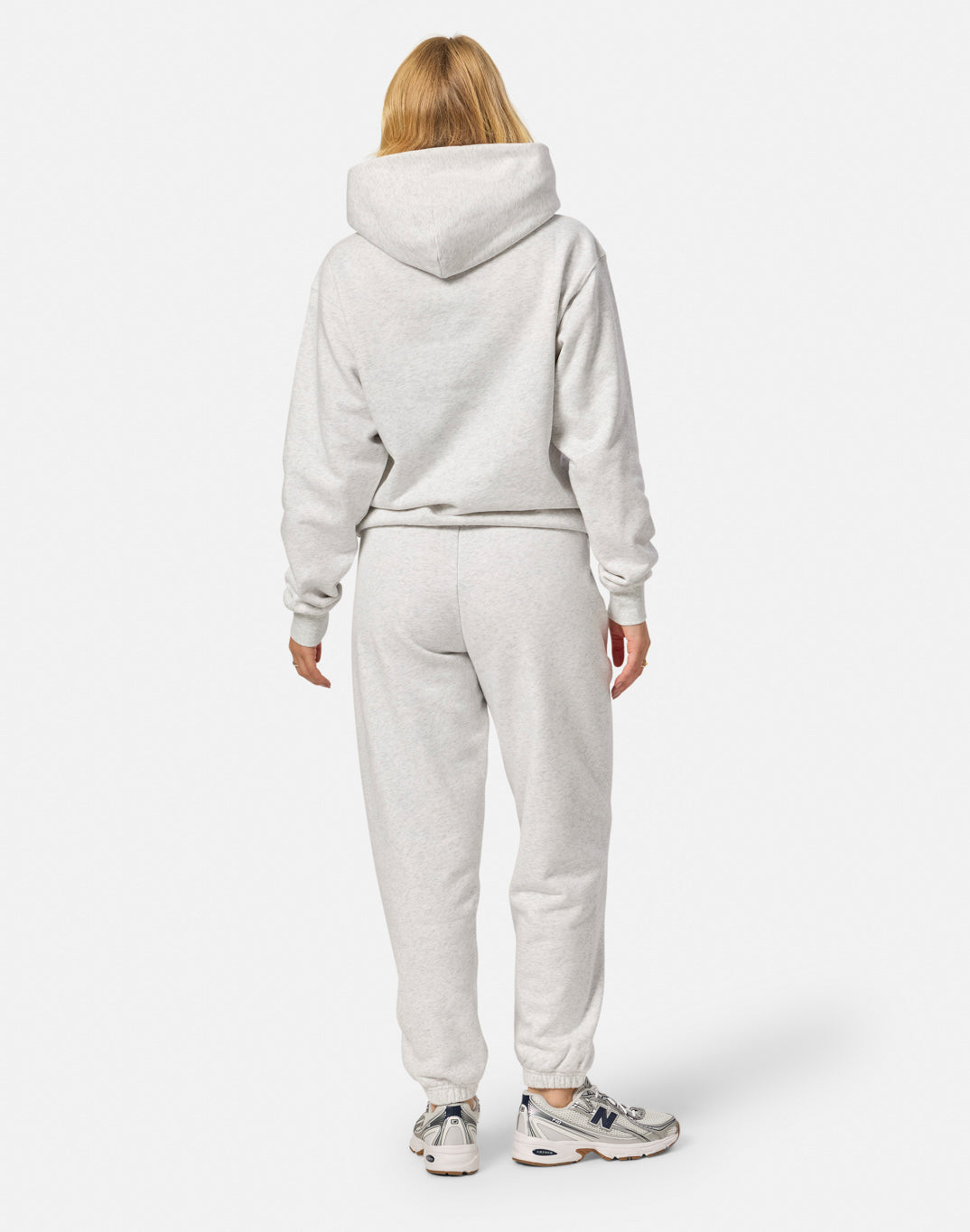 Cascade Hoodie in White Marl
