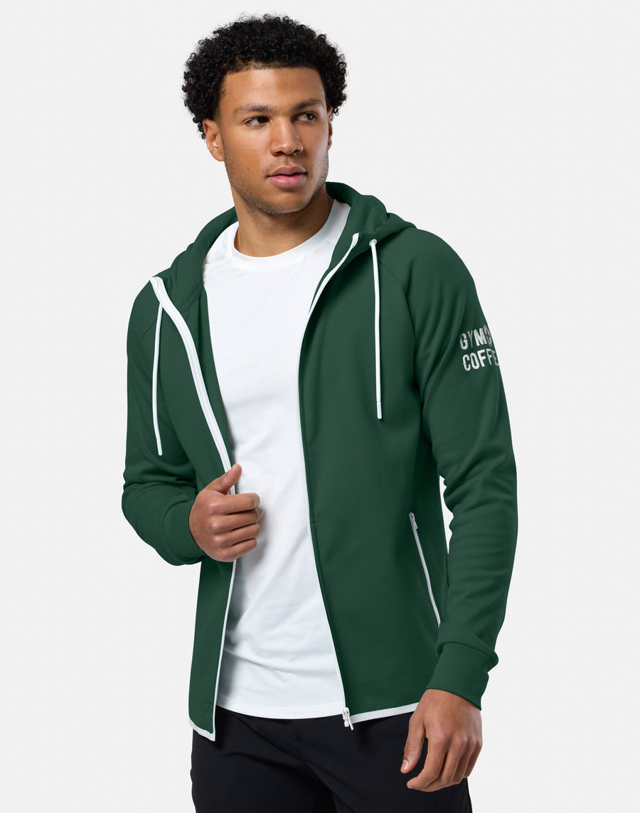 Chill Zip Hoodie in Amazon Green