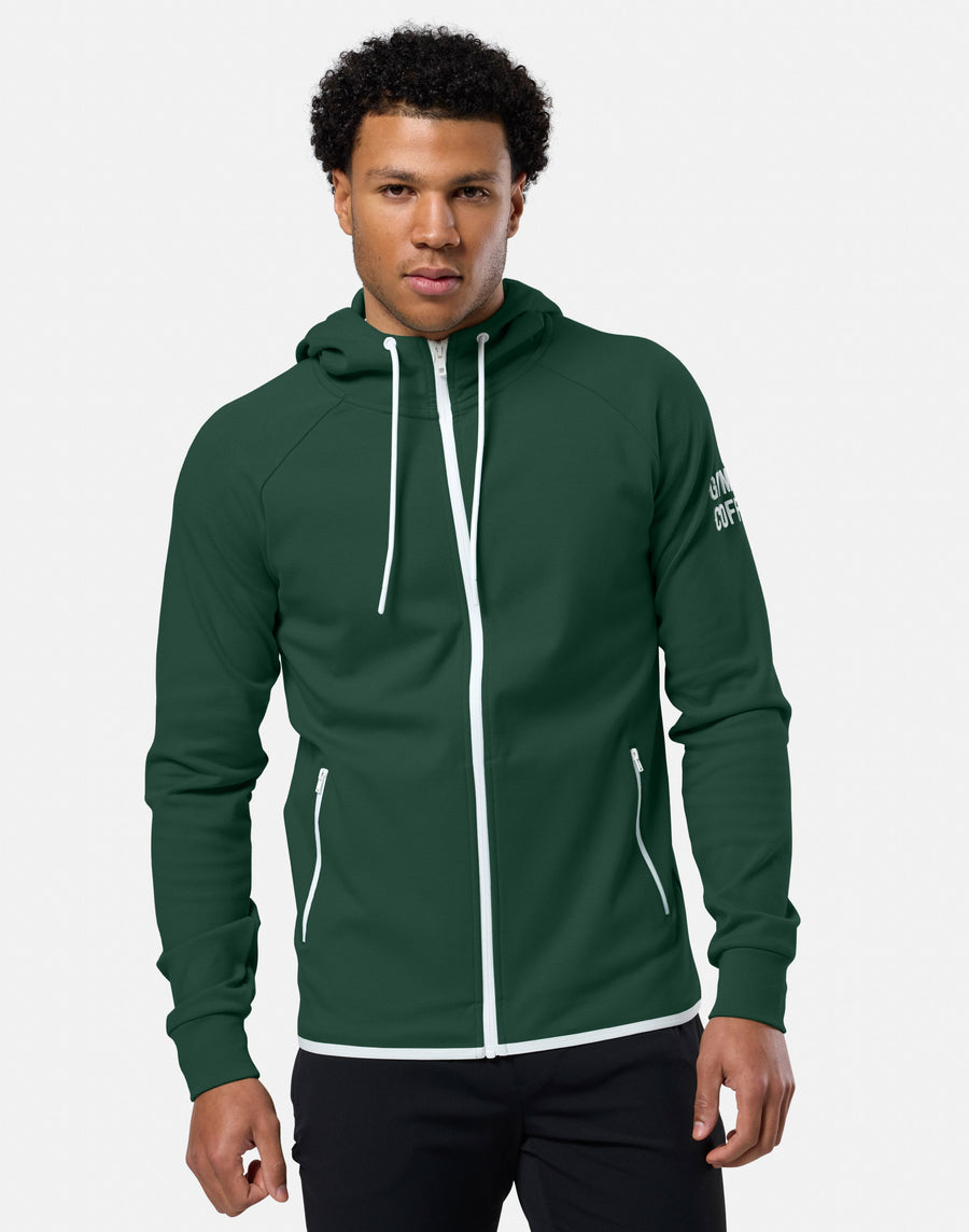 Chill Zip Hoodie in Amazon Green