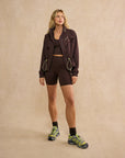 Cinch Windbreaker in Mocha Bean