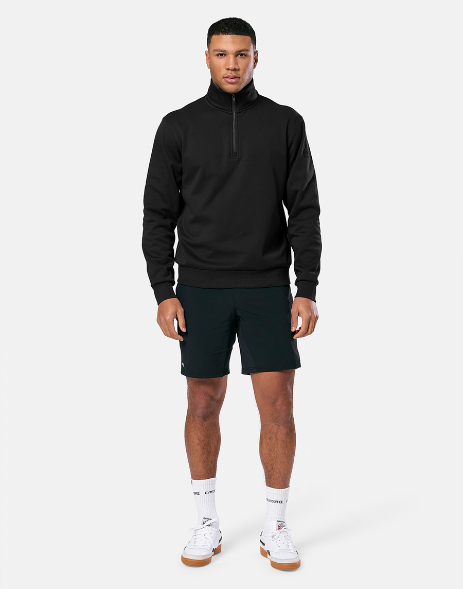 Clubhouse Half Zip in Black