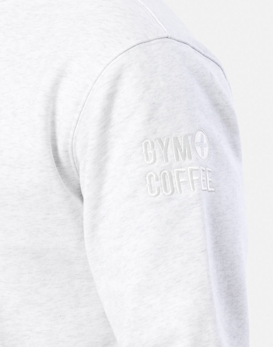 Clubhouse Half Zip in White Marl