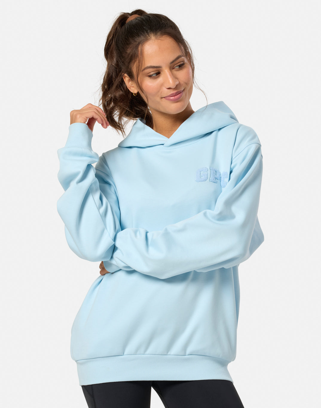 Clubhouse Hoodie in Baby Blue