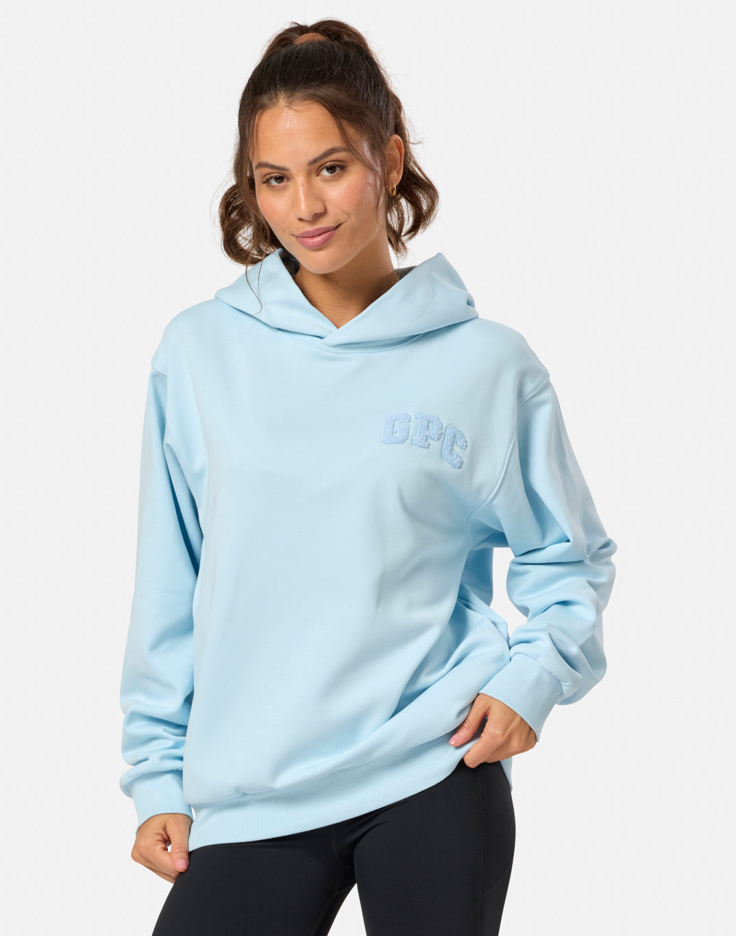 Clubhouse Hoodie in Baby Blue