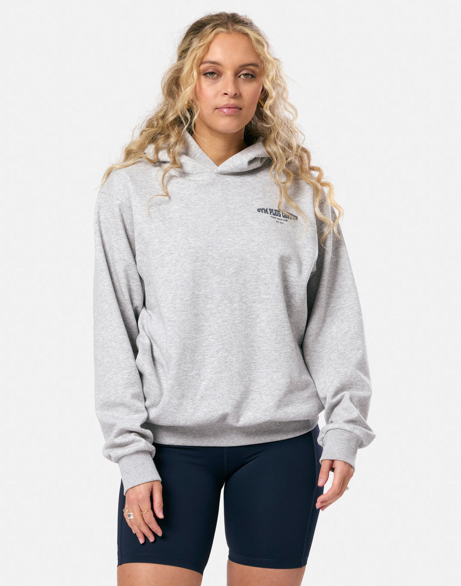 Clubhouse Hoodie in Grey Marl