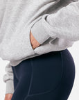 Clubhouse Hoodie in Grey Marl