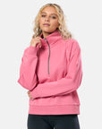 Clubhouse Quarter Zip in Blush