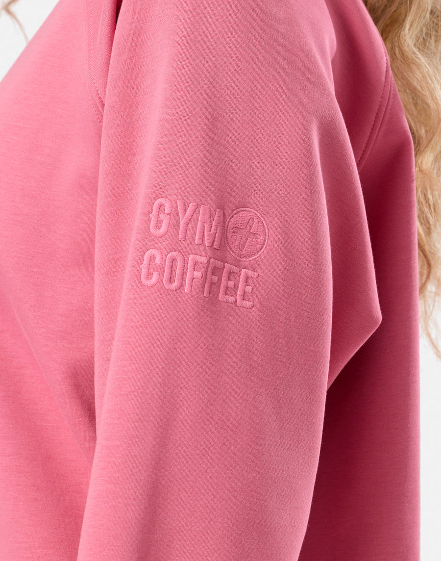Clubhouse Quarter Zip in Blush