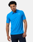 Coffee Polo Tee in Sky Blue