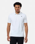 Coffee Polo Tee in Ultra White