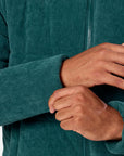Cord Puffer Jacket in Amazon Green