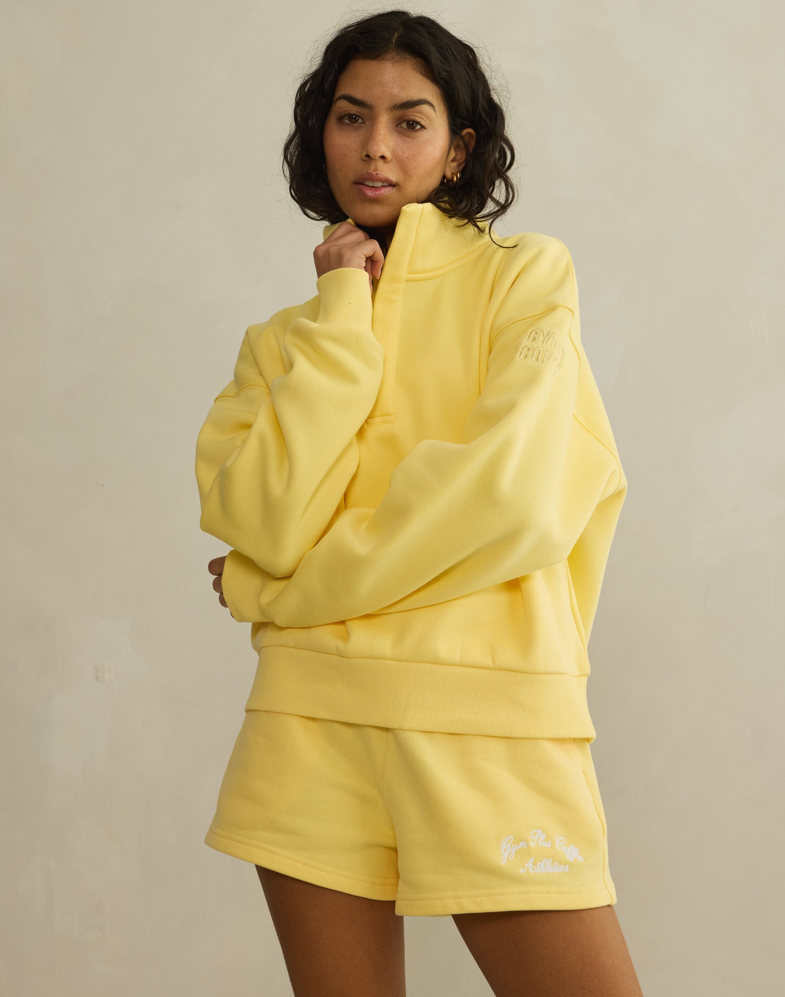 Daily Cotton Shorts in Lemon Sorbet