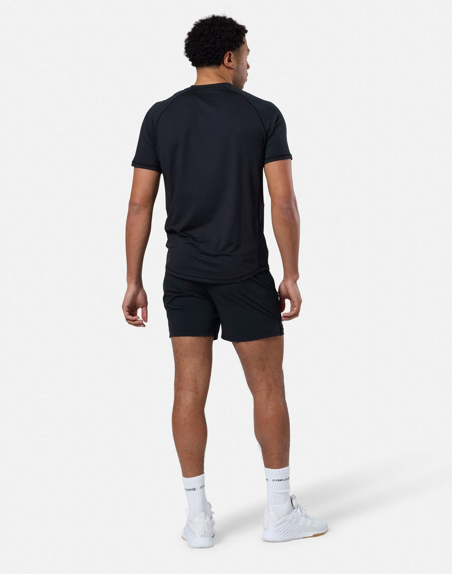 Essential 6" Shorts in Black