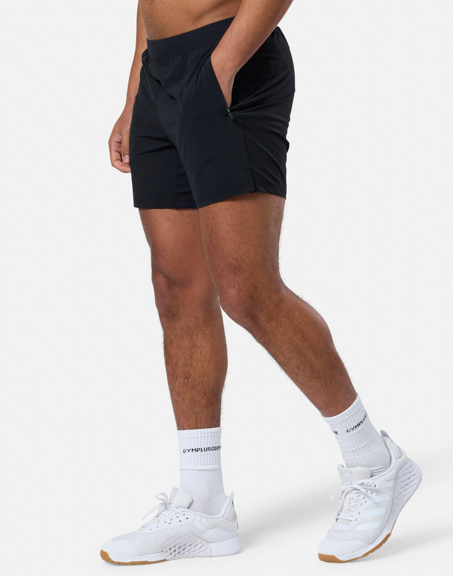 Essential 6" Shorts in Black