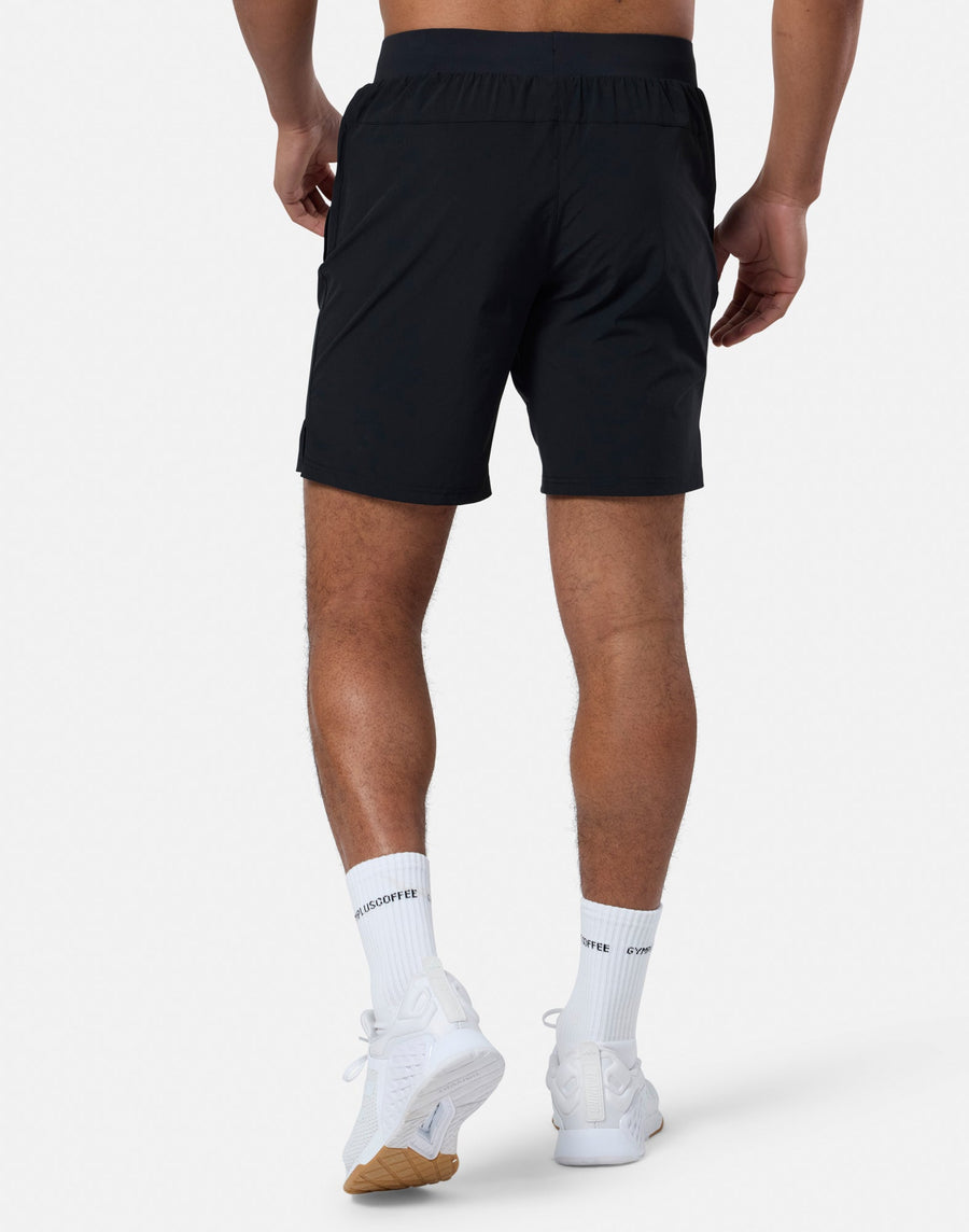 Essential 8" Shorts in Black