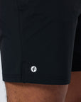 Essential 8" Shorts in Black