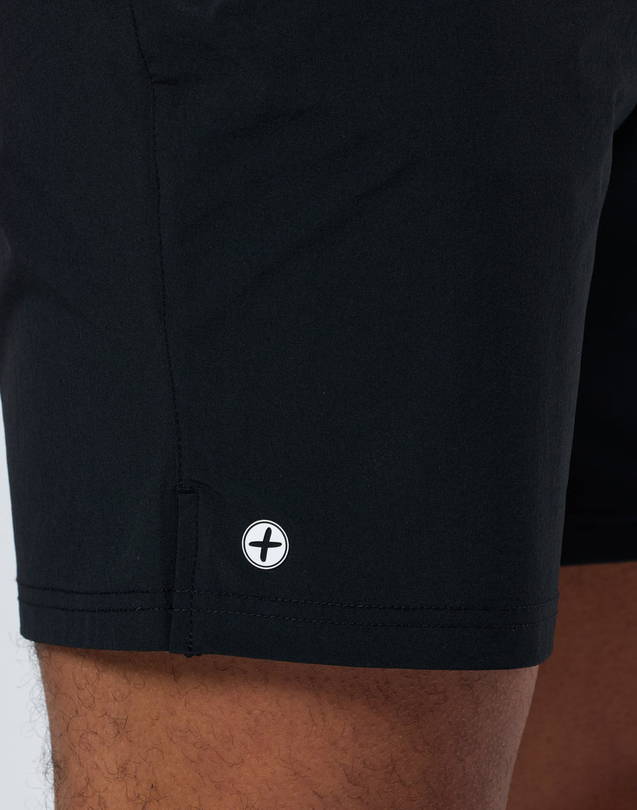 Essential 8" Shorts in Black