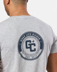 Everyday Graphic Tee in Grey Marl
