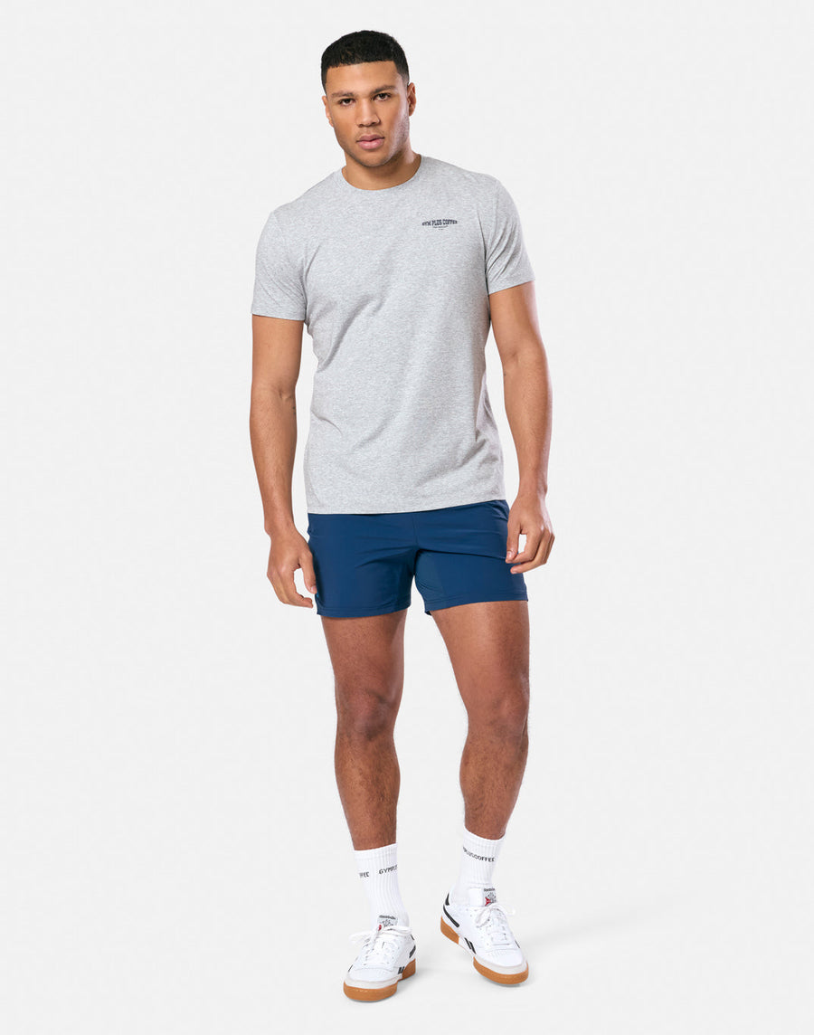 Everyday Graphic Tee in Grey Marl