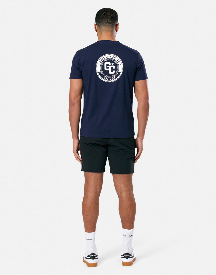 Everyday Graphic Tee in Twilight Navy