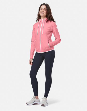 Chill Zip Hoodie in Pink Rose - Hoodies - Gym+Coffee IE