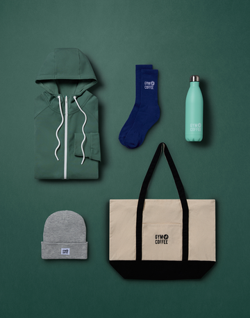 Men's Gift Bag Set in Fern Green - Gift Box - Gym+Coffee IE