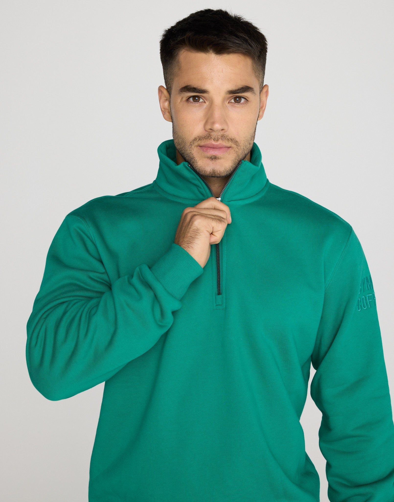 Clubhouse Half Zip in Sprint Green
