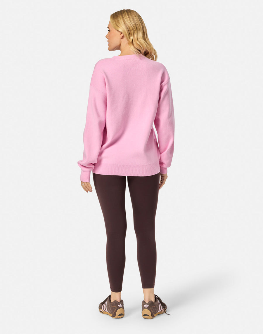 Knit Crew in Pink Blossom