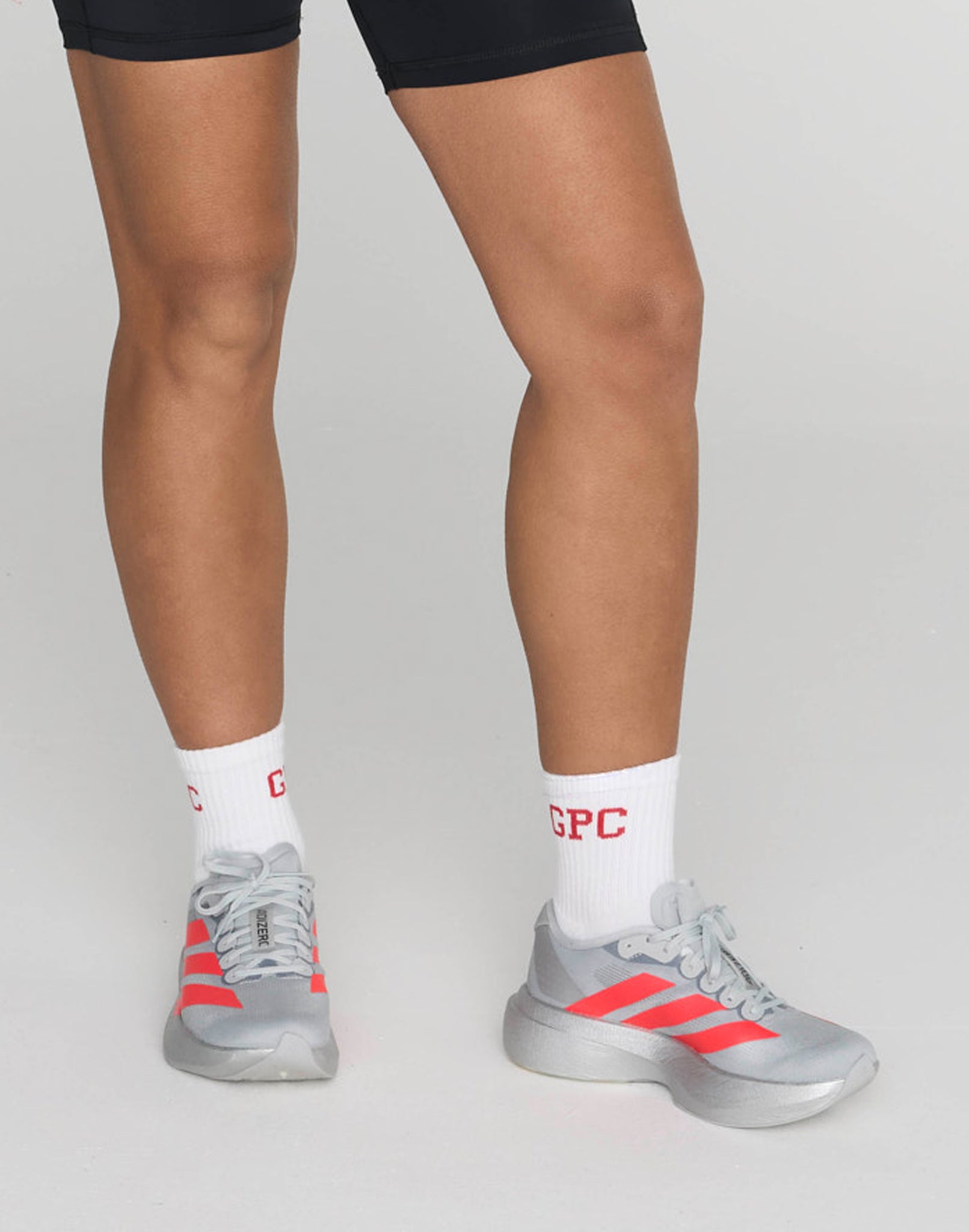 Quarter Length Everyday Sock in Power Red