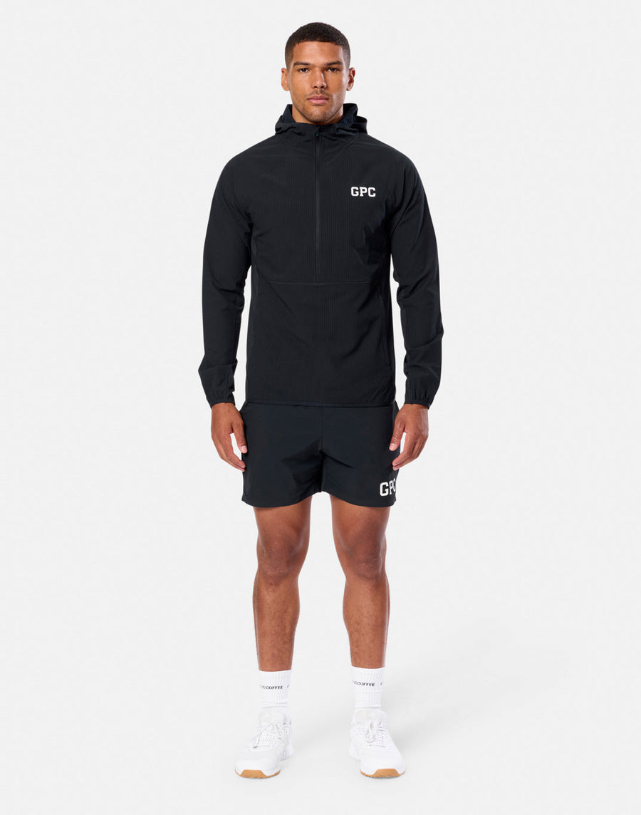 GPC Train Hooded Midlayer in Black